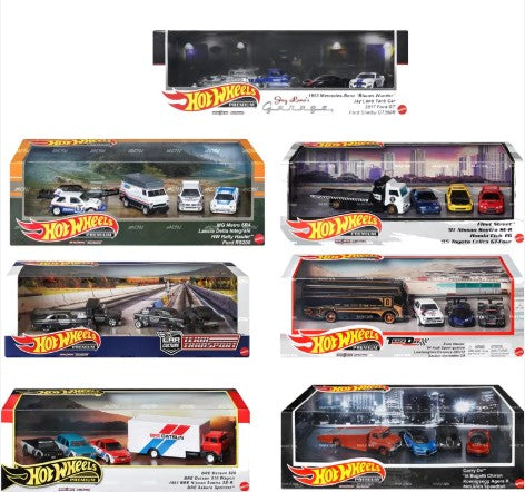 HOT WHEELS PREMIUM COLLECTOR DISPLAY SET