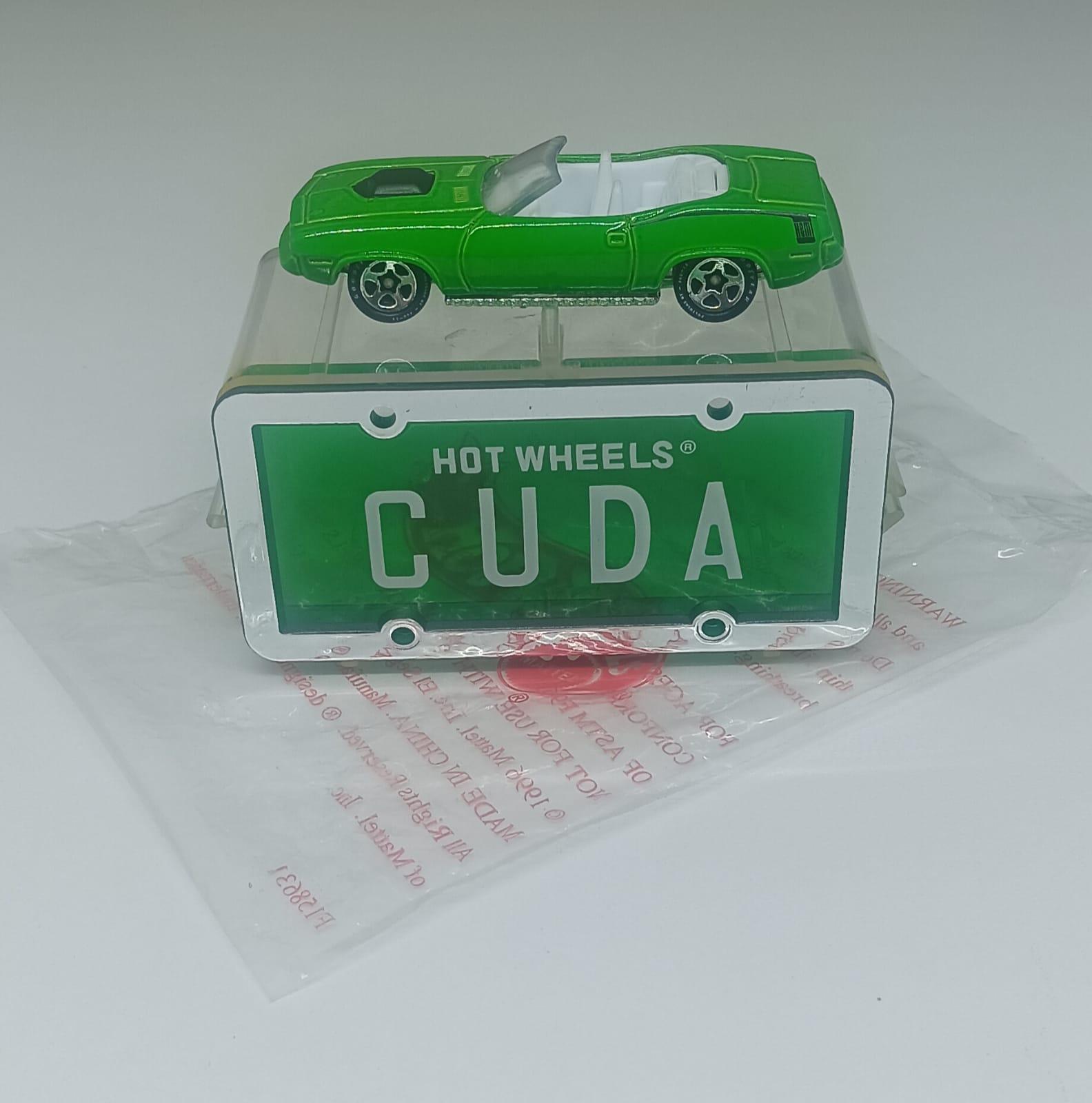 Hot Wheels Park 'N Plates – '70 Plymouth Barracuda (Cuda)
