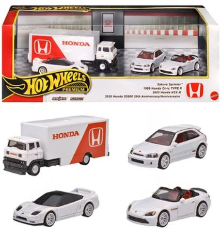 Hot Wheels Premium Set Garage Honda
